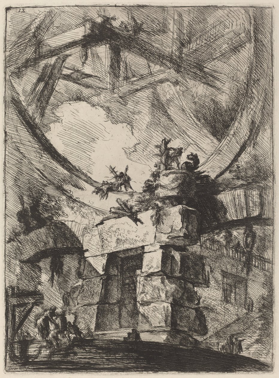 Det gigantiske hjulet av Giovanni Battista Piranesi