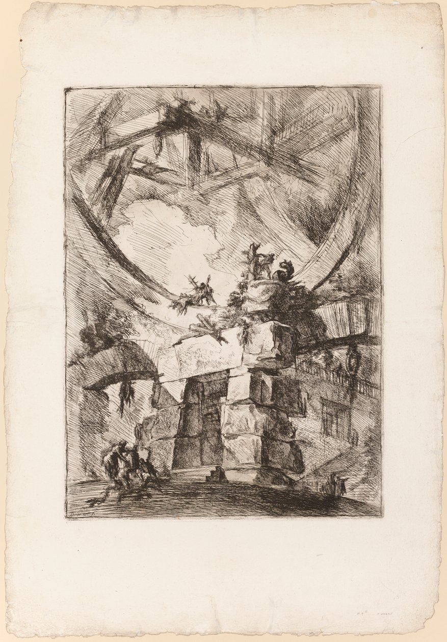 The Carceri, plate 9 av Giovanni Battista Piranesi
