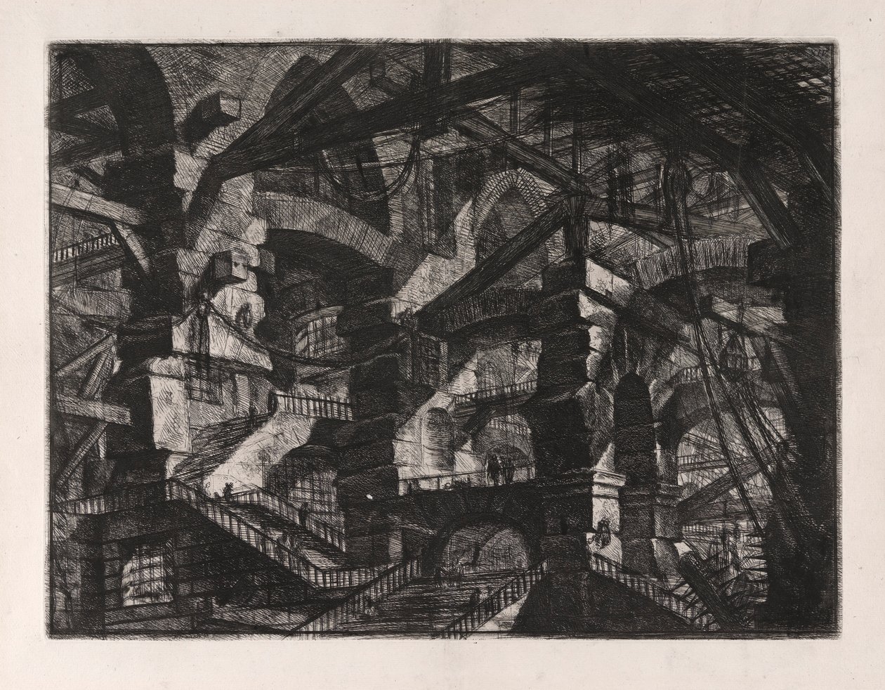 Den gotiske buen, plate 14 fra Carceri d av Giovanni Battista Piranesi