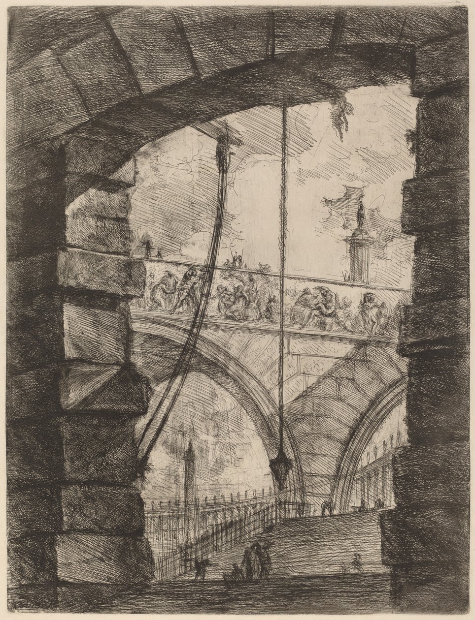 The Grand Piazza av Giovanni Battista Piranesi