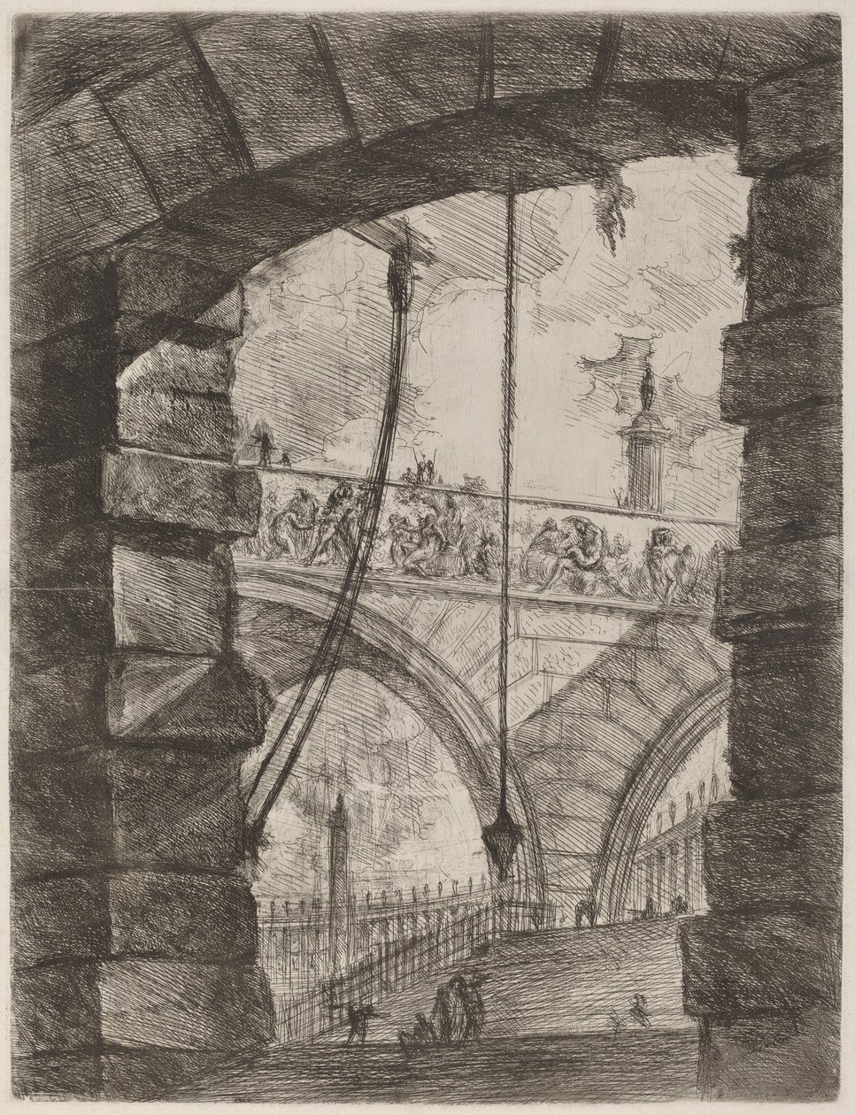 The Grand Piazza av Giovanni Battista Piranesi