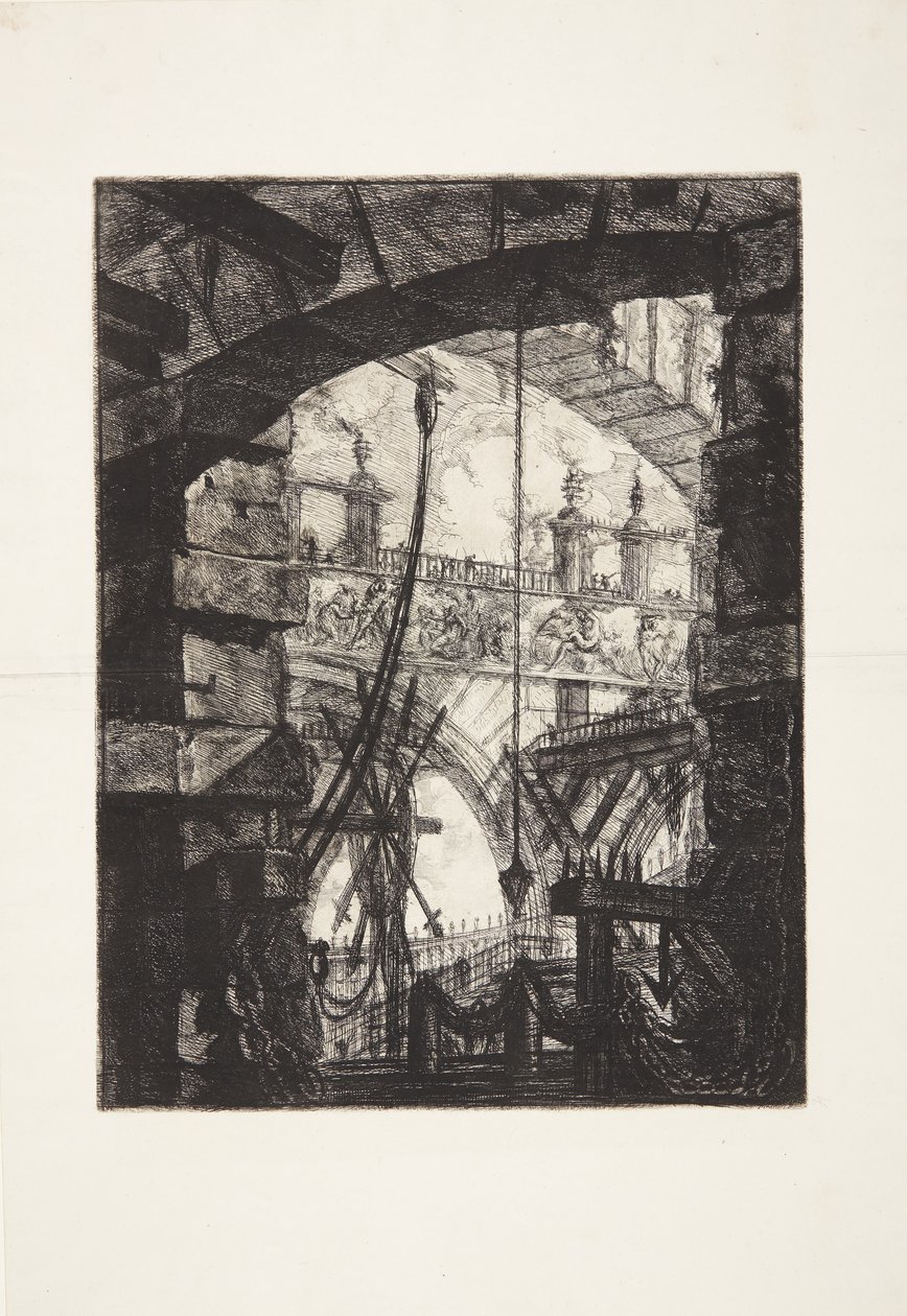 The Grand Piazza av Giovanni Battista Piranesi