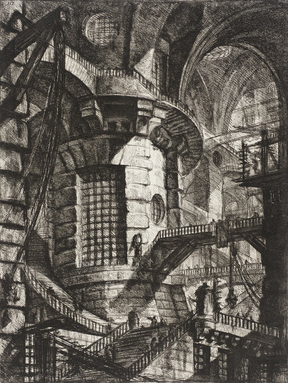Det runde tårnet av Giovanni Battista Piranesi