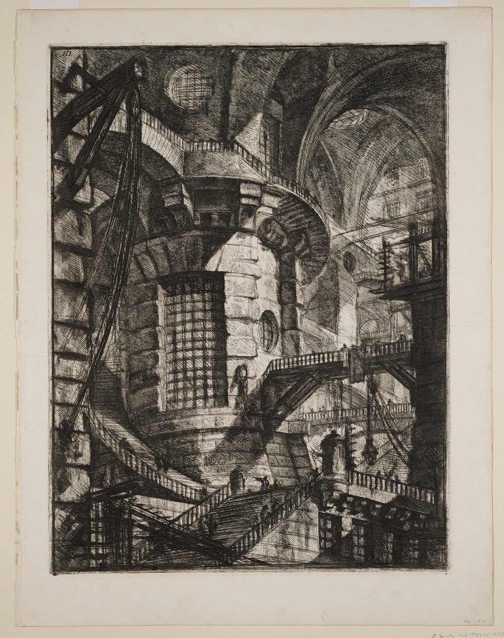 Det runde tårnet av Giovanni Battista Piranesi