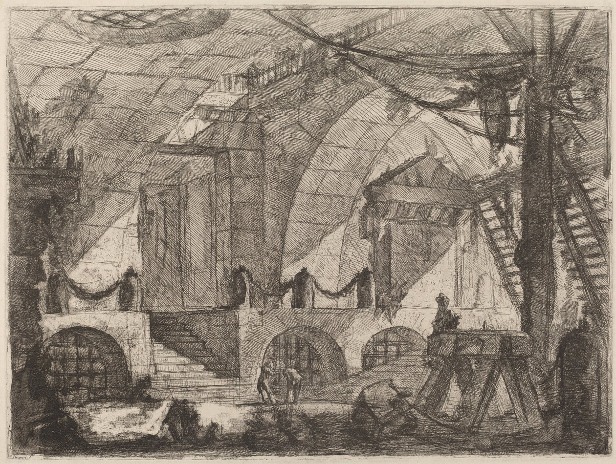 Saghesten av Giovanni Battista Piranesi
