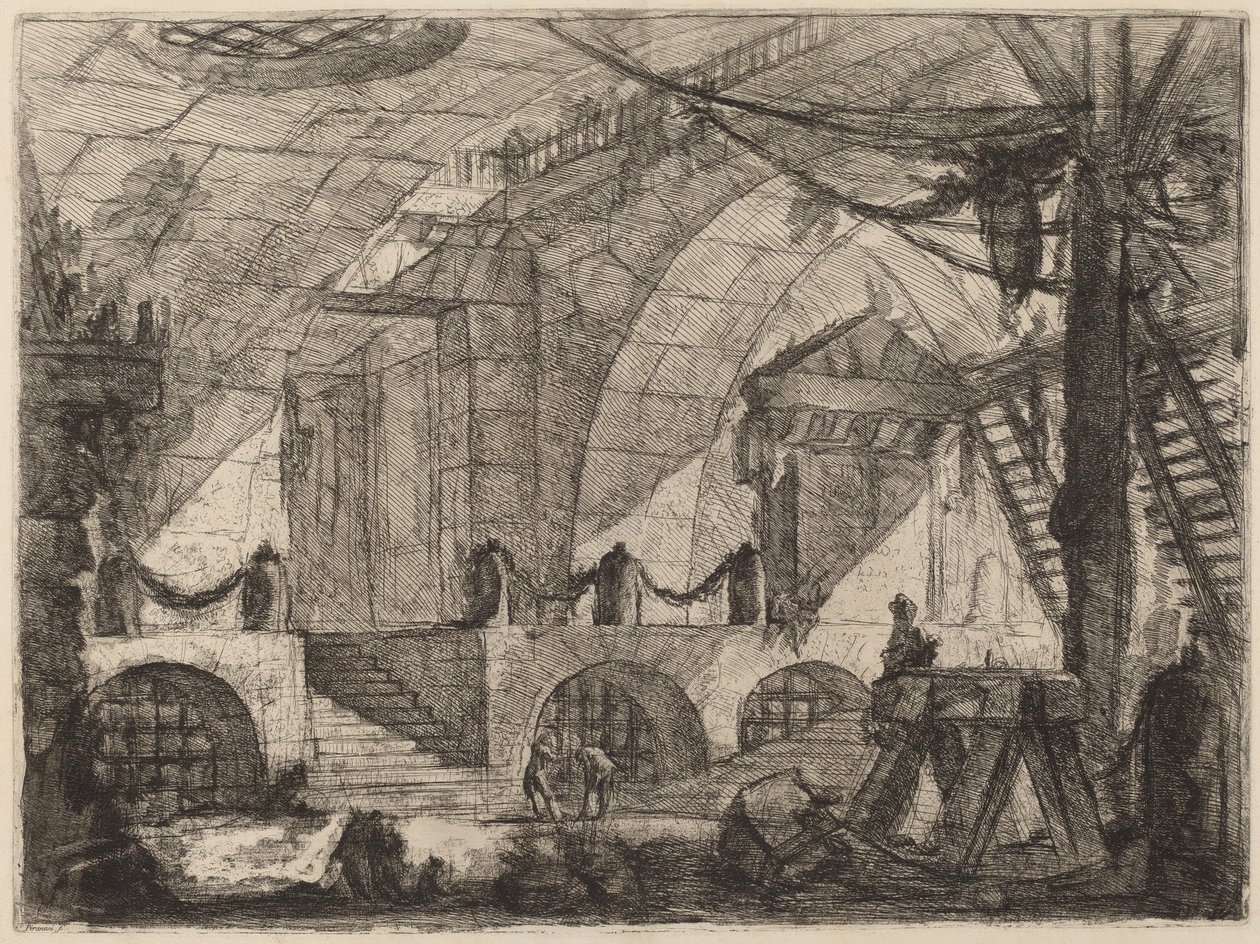 Saghesten av Giovanni Battista Piranesi