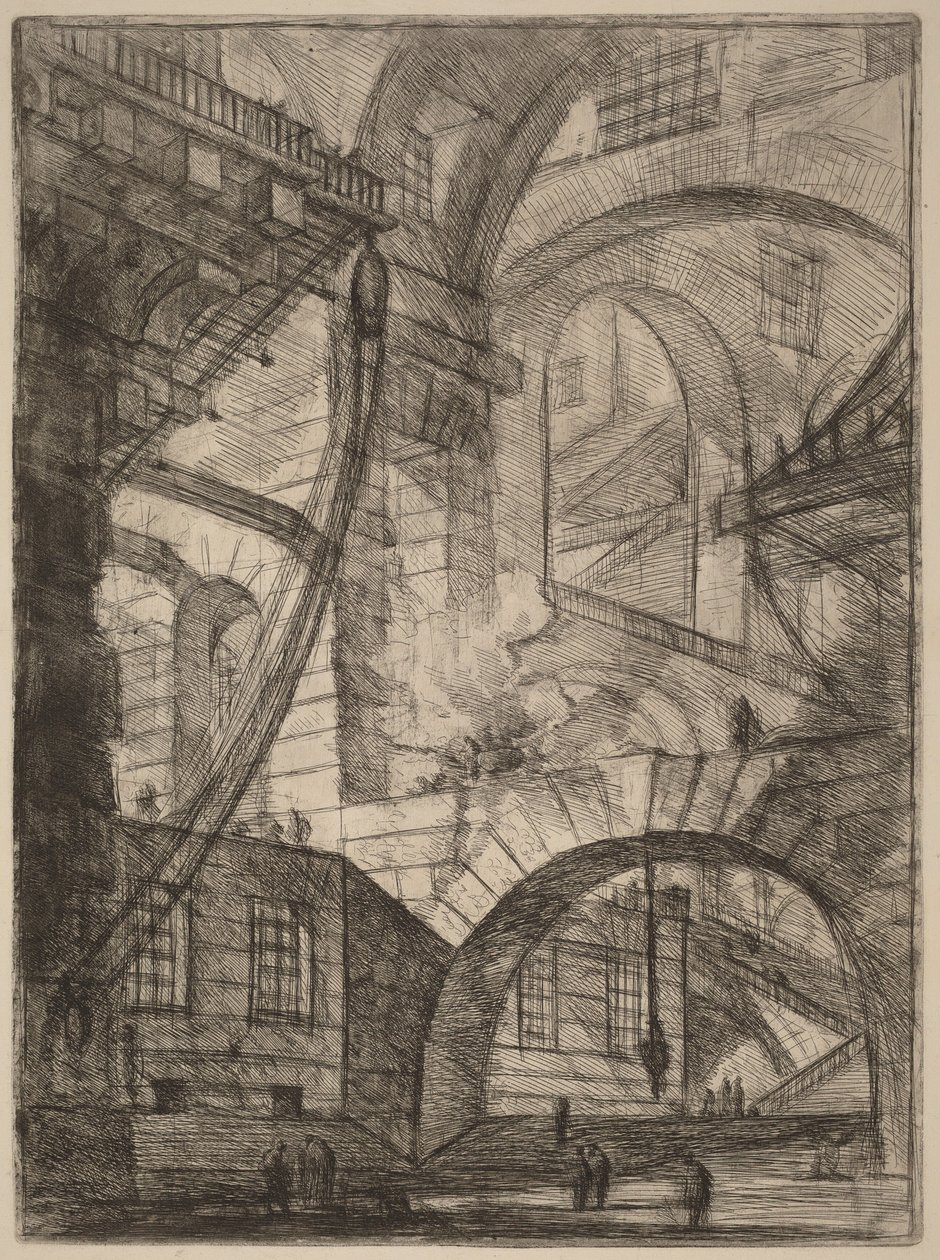 Den rykende ilden av Giovanni Battista Piranesi