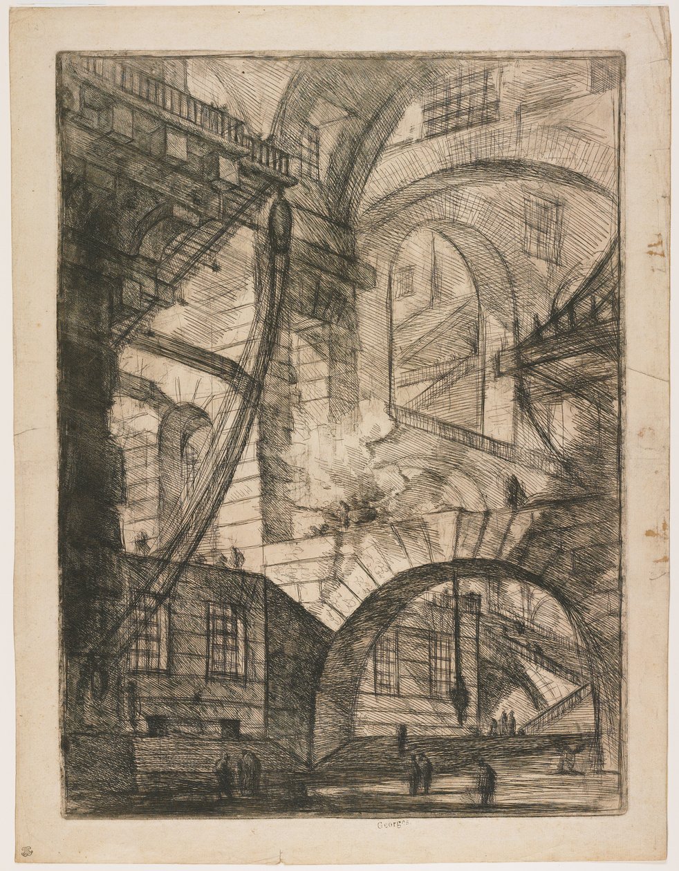 Den rykende ilden av Giovanni Battista Piranesi