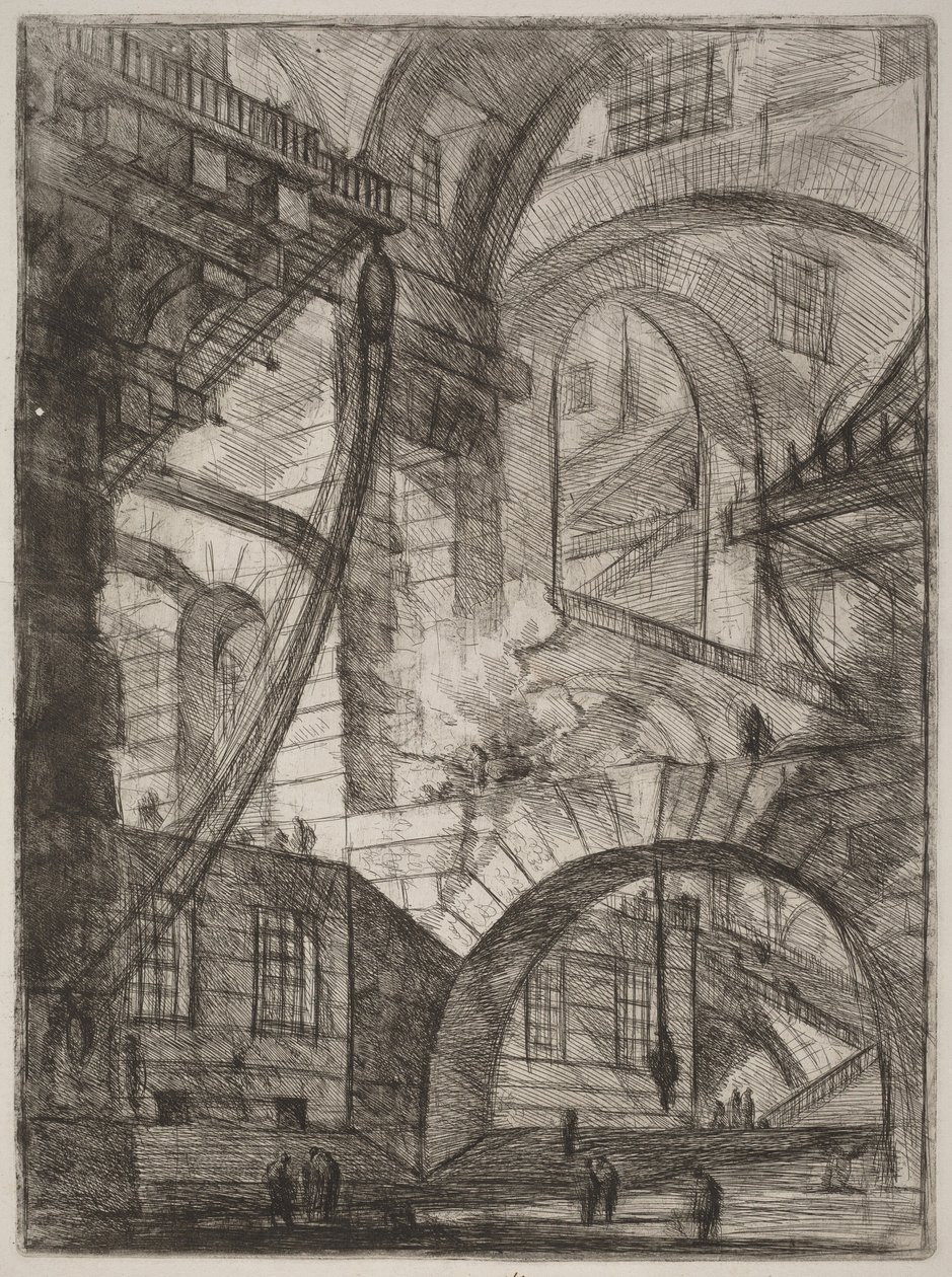 Den rykende ilden av Giovanni Battista Piranesi