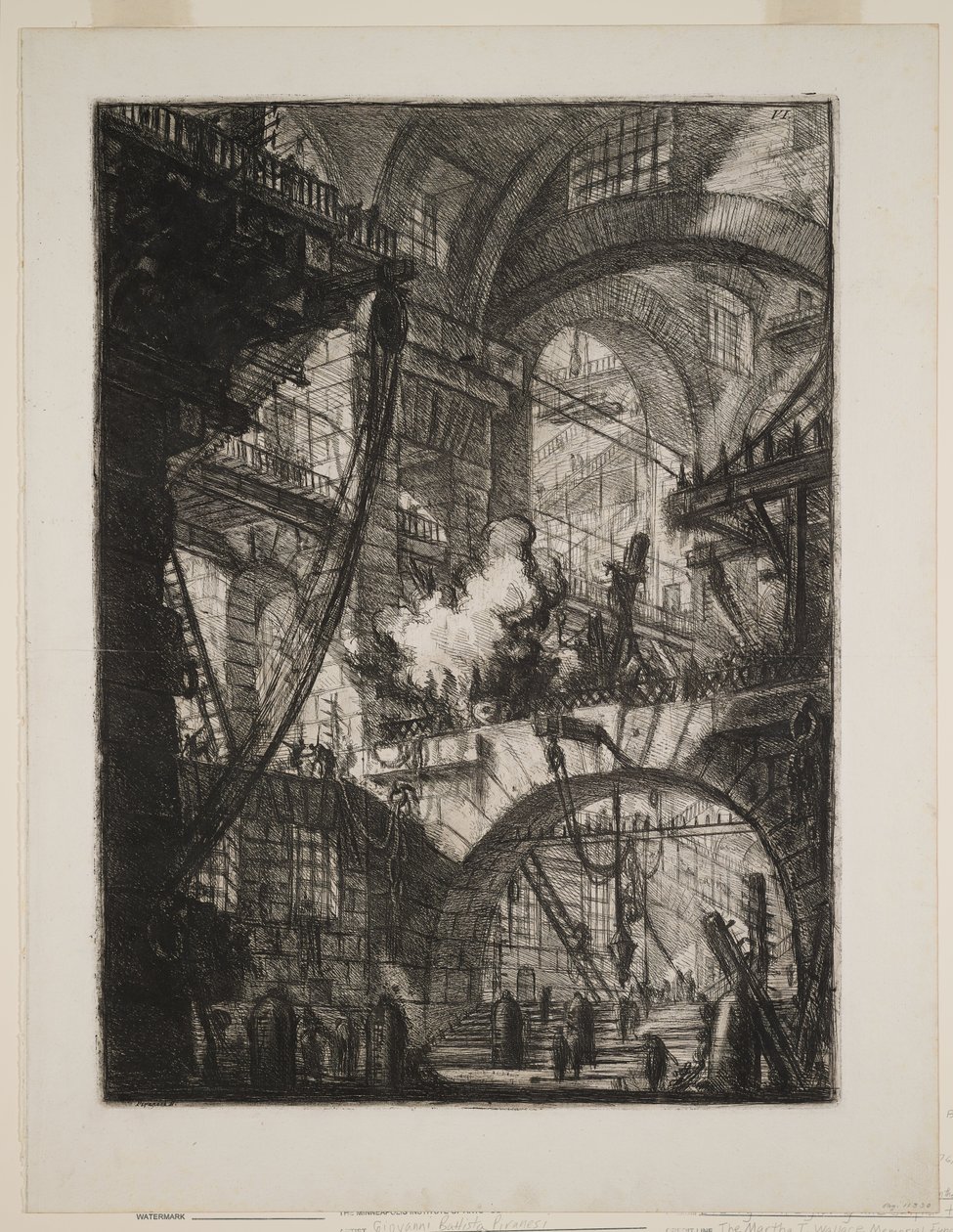Den rykende ilden av Giovanni Battista Piranesi