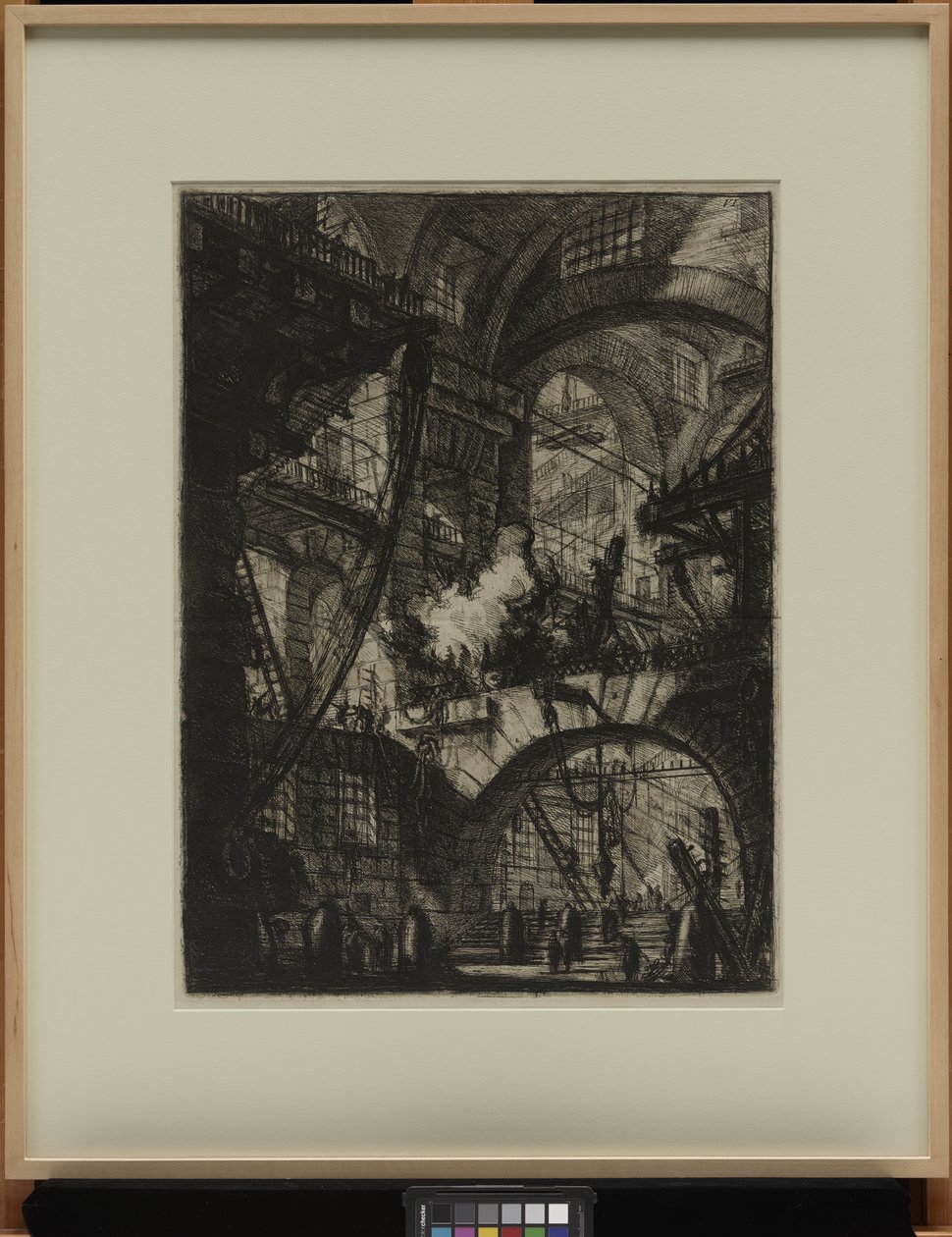 The Smoking Fire, ca. 1761 (etsing) av Giovanni Battista Piranesi