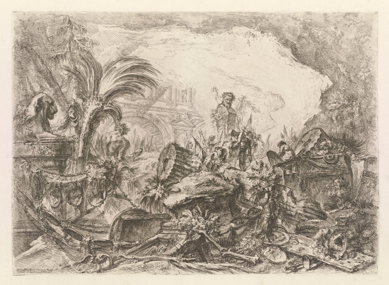 Triumfbuen, fra Grotteschi (Grotesques) av Giovanni Battista Piranesi