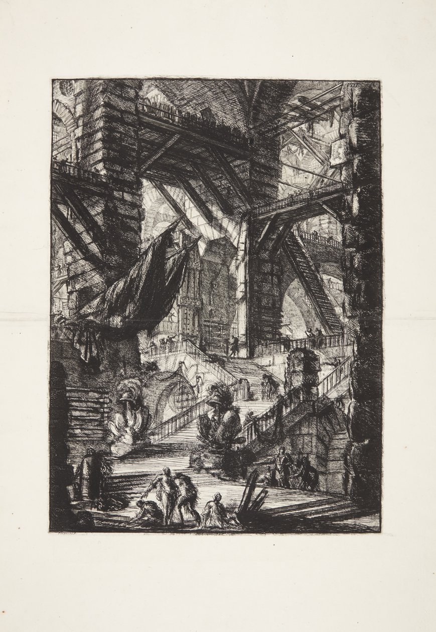 Trappen med trofeer av Giovanni Battista Piranesi