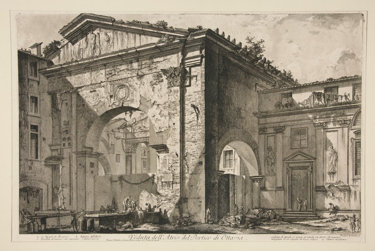 Utsikt over av Giovanni Battista Piranesi
