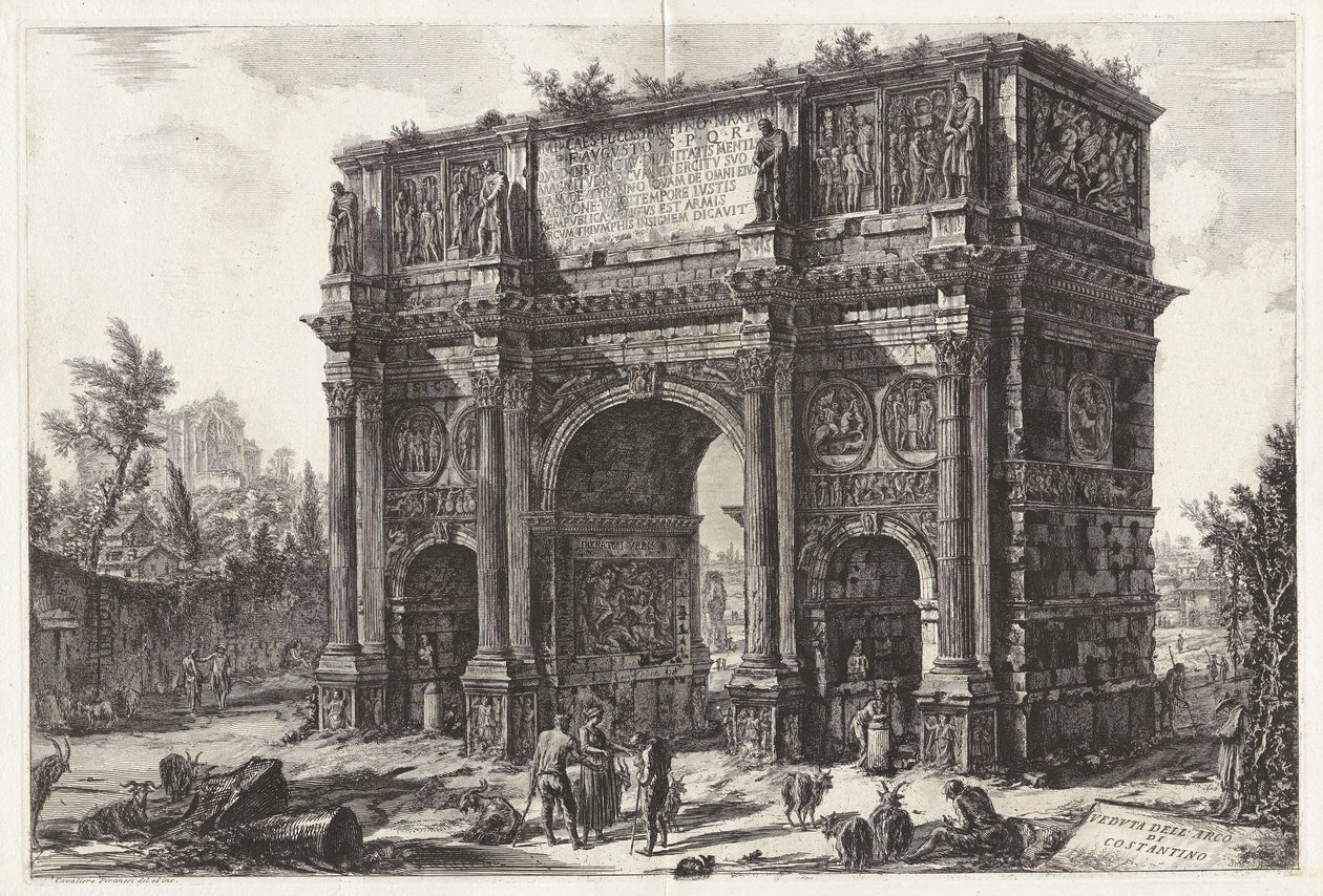 Utsikt over av Giovanni Battista Piranesi