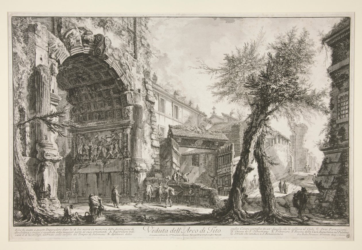 Utsikt over av Giovanni Battista Piranesi