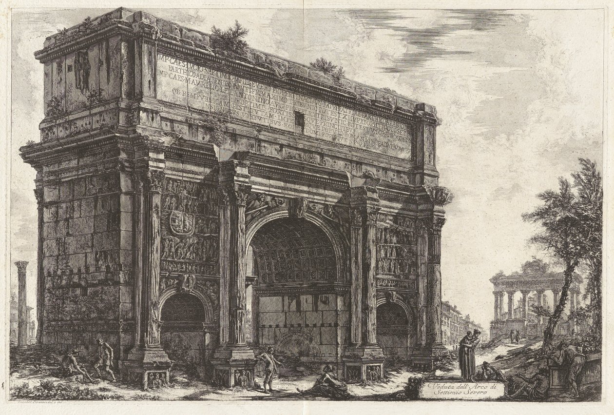 Utsikt over av Giovanni Battista Piranesi