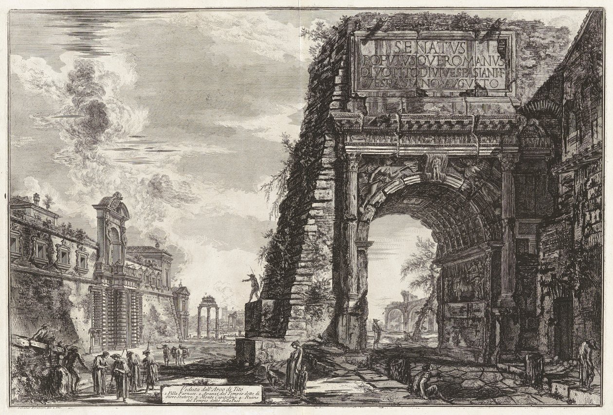 Utsikt over av Giovanni Battista Piranesi