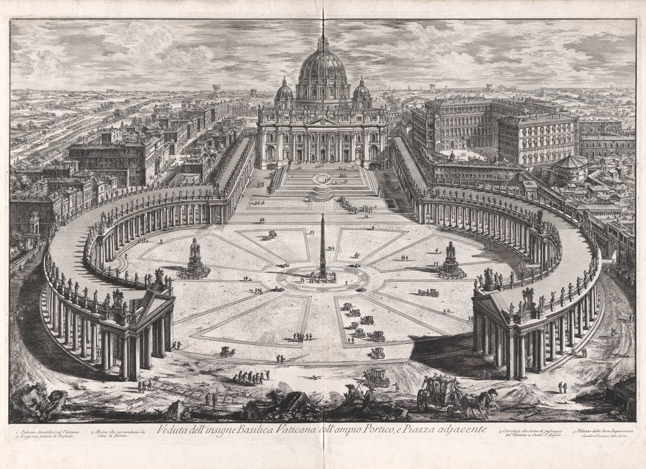 Utsikt over av Giovanni Battista Piranesi