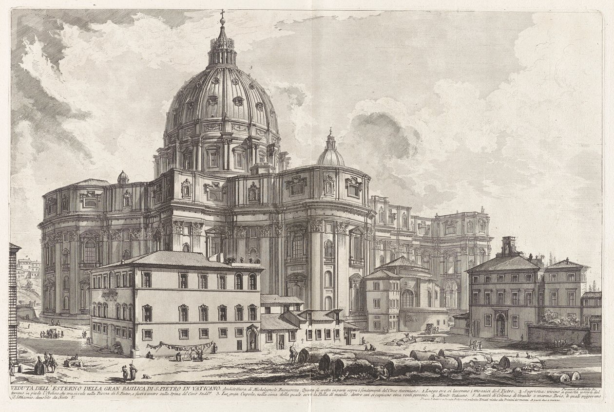 Utsikt over av Giovanni Battista Piranesi