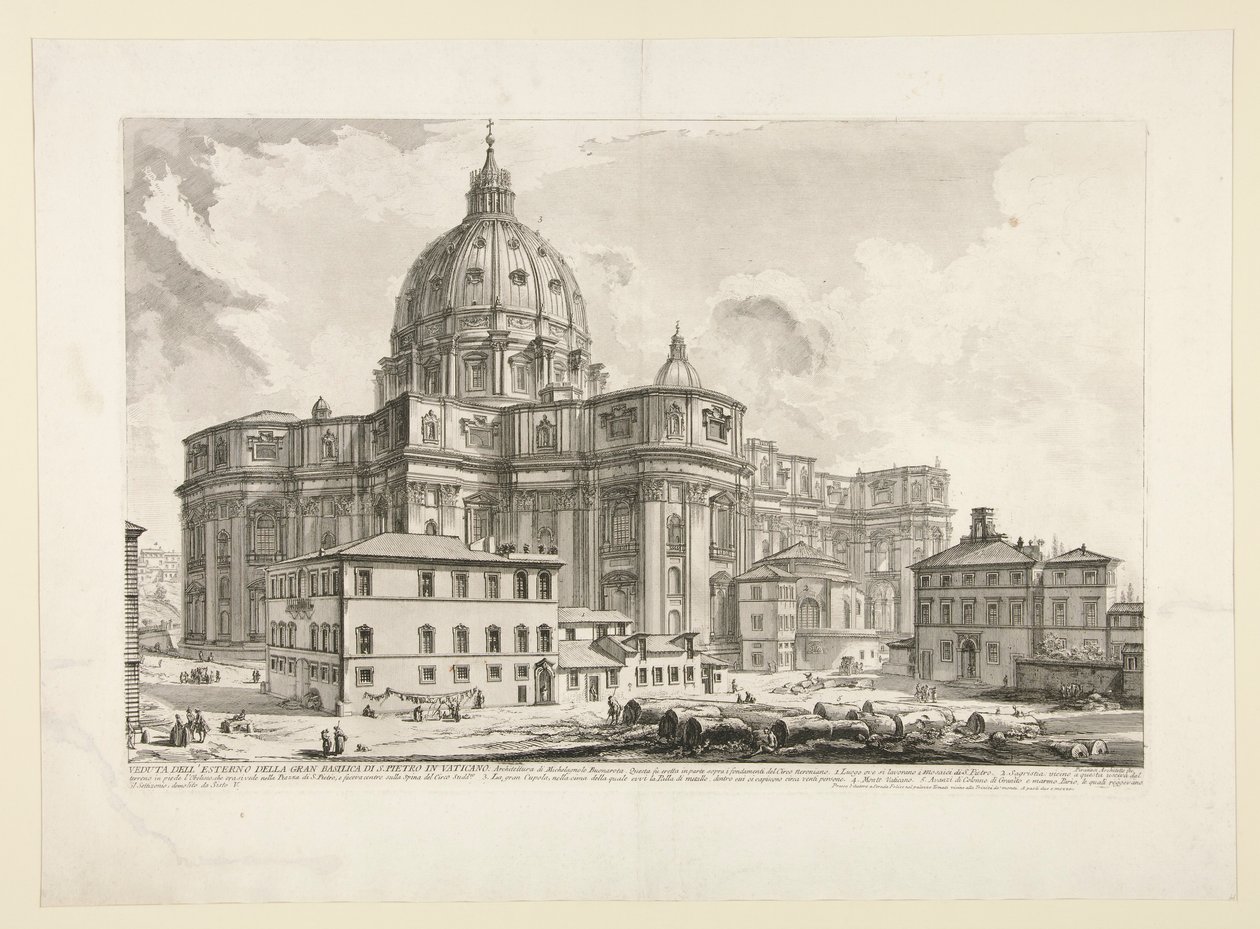 Utsikt over av Giovanni Battista Piranesi