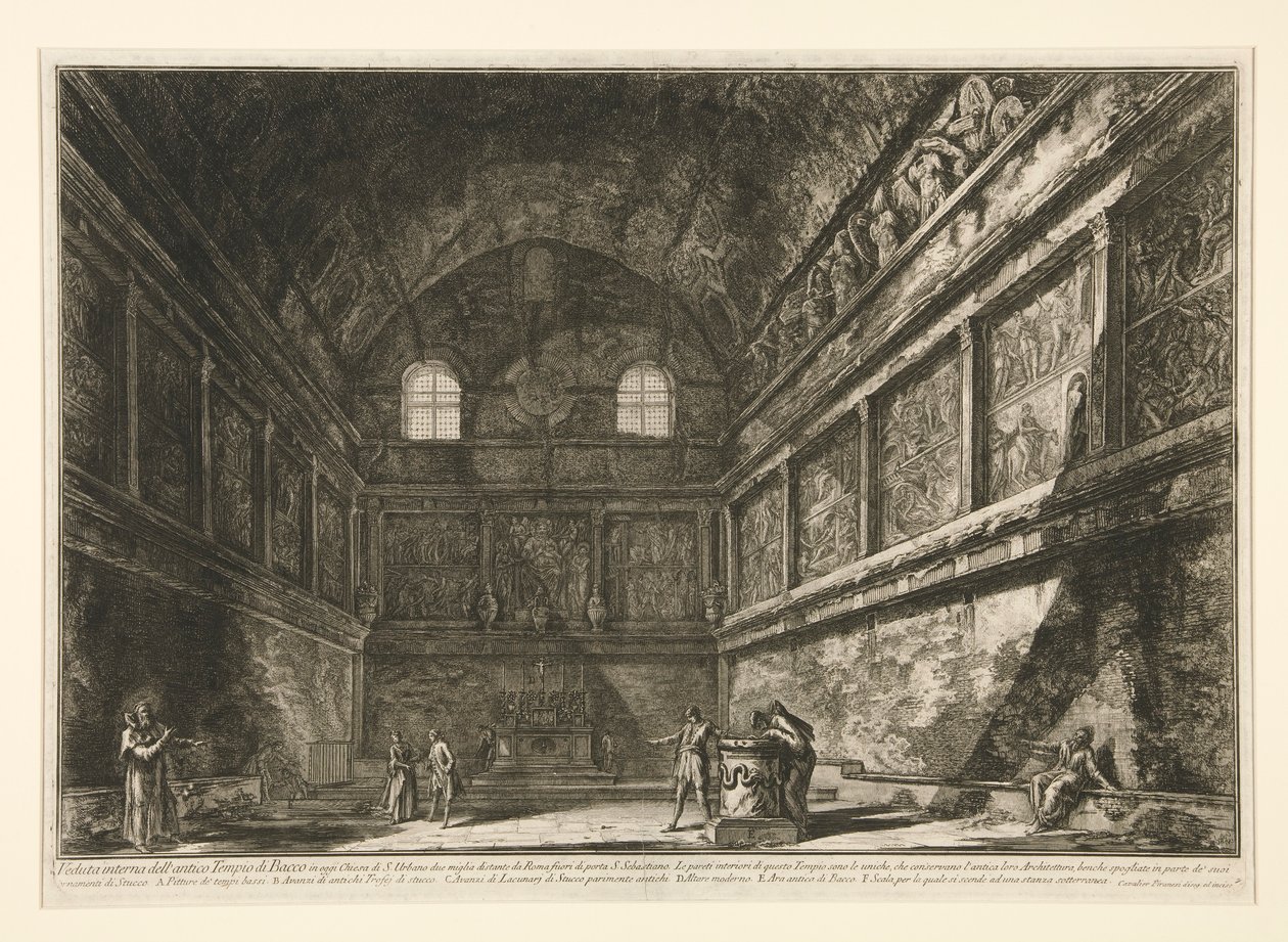 Innvendig utsikt over av Giovanni Battista Piranesi