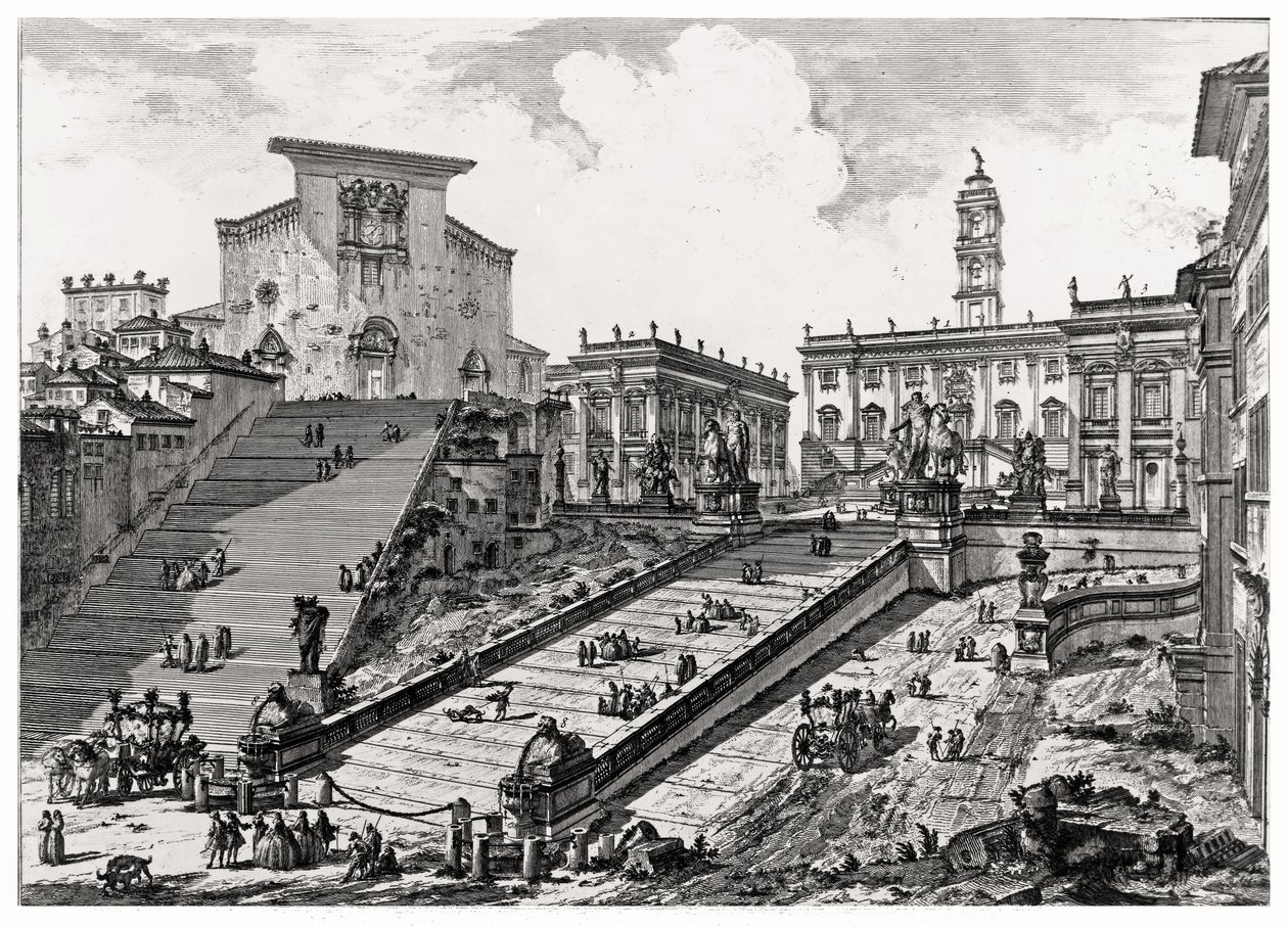 Utsikt over Capitoline Hill, fra 