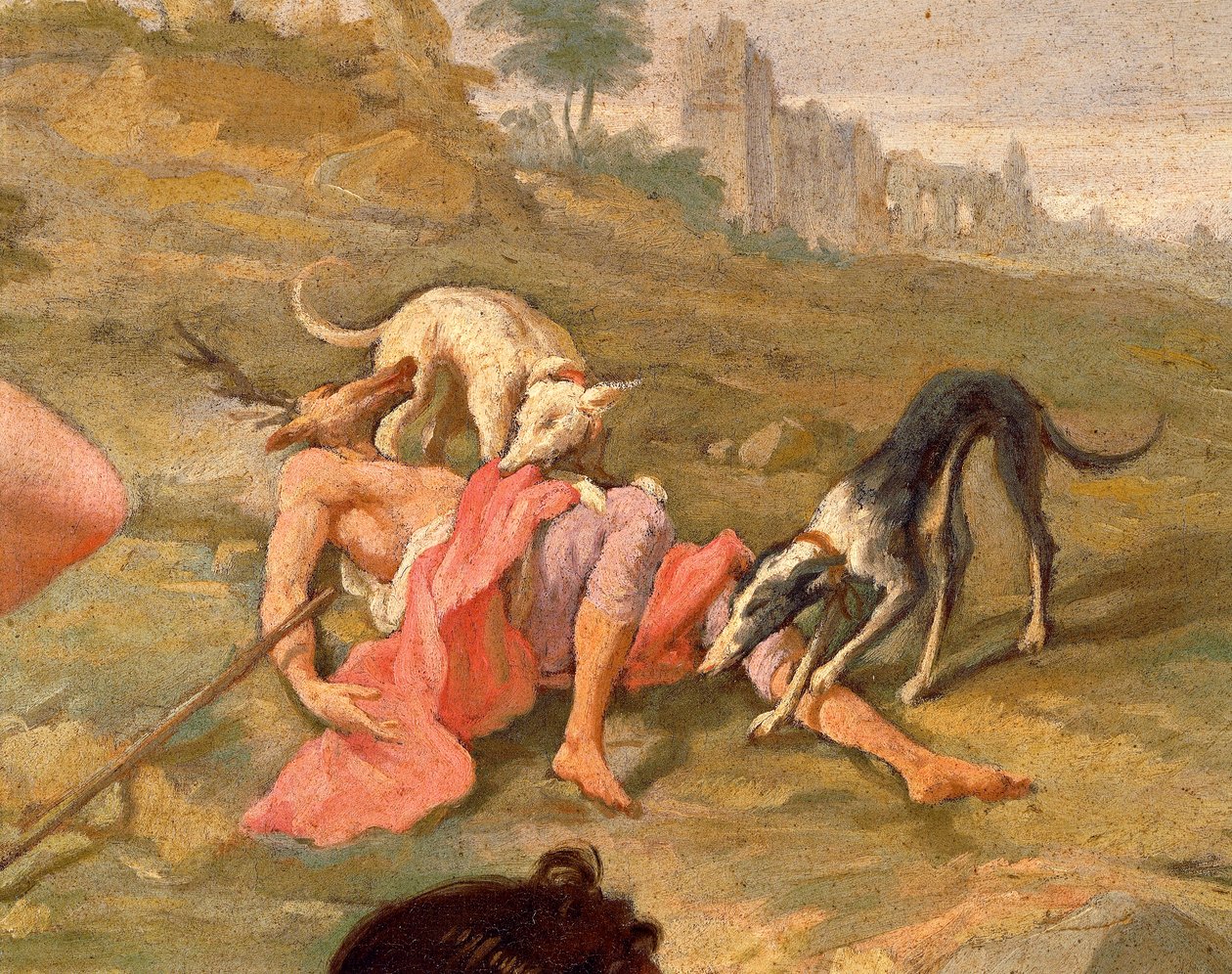Diana og Actaeon av Giovanni Battista Pittoni