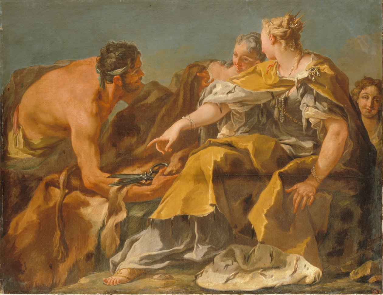 Dido bygger Kartago av Giovanni Battista Pittoni