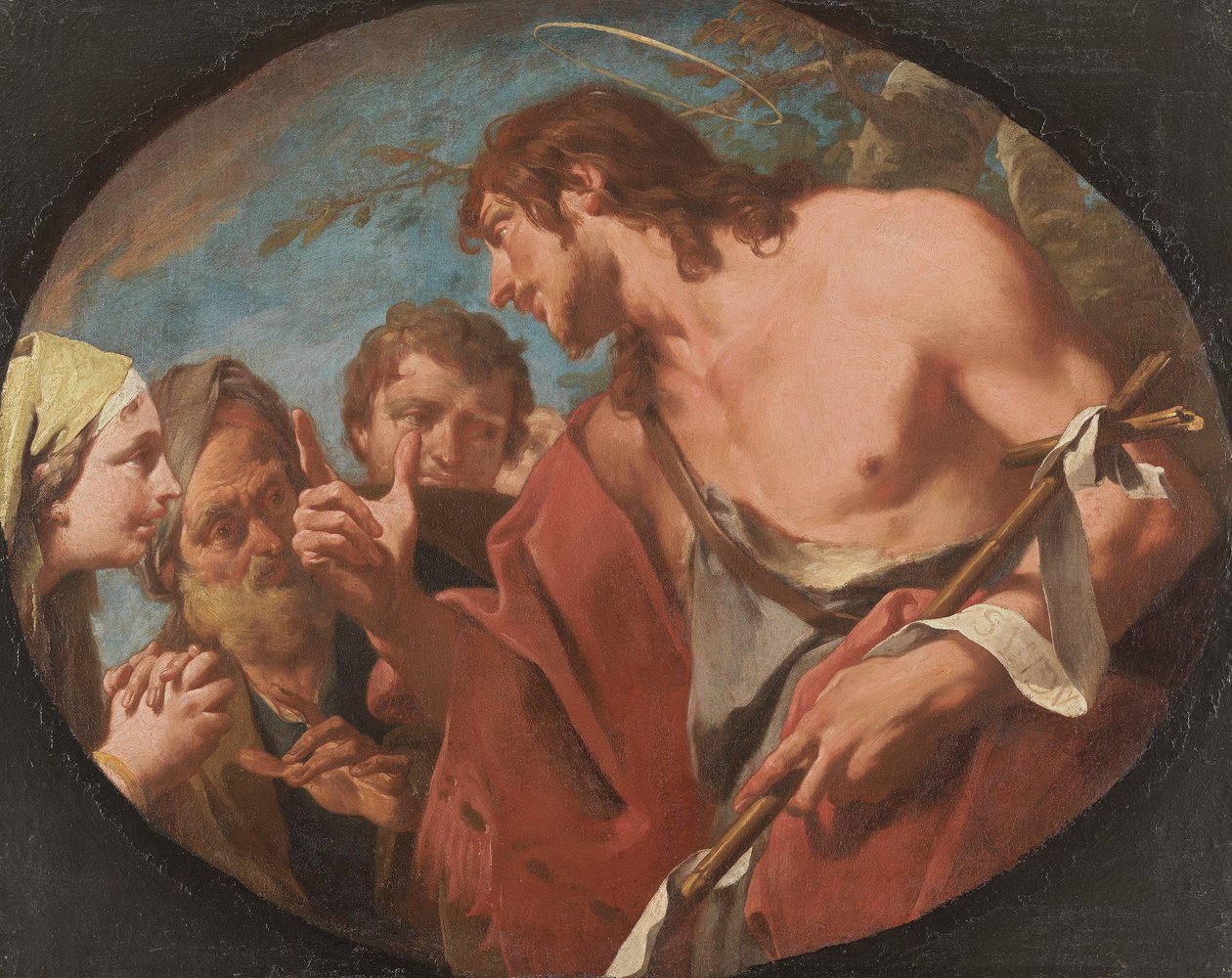 Predigt Johannes des Täufers av Giovanni Battista Pittoni