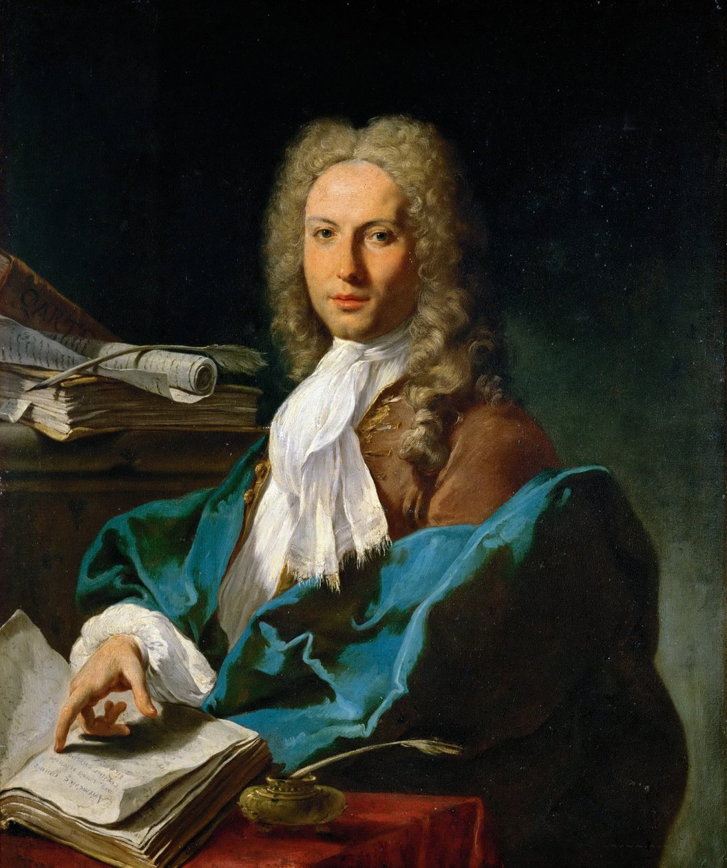 Rokokko: Portrett av en matematiker par Pittoni, Giovan Battista (1687-1767), ca. 1740. Olje på lerret, 93x81. Kunsthistorisk museum, Vienne av Giovanni Battista Pittoni