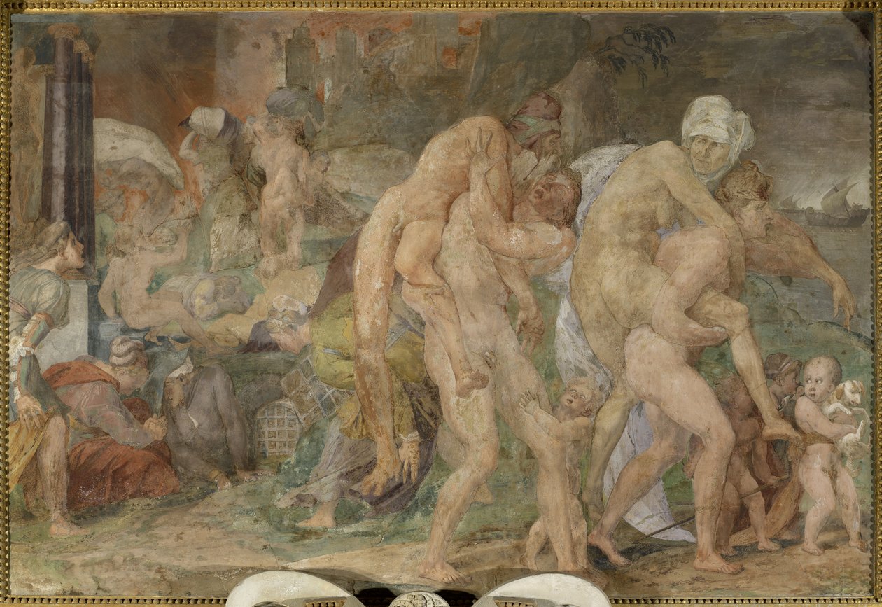 Tvillingene til Catania av Giovanni Battista Rosso Fiorentino
