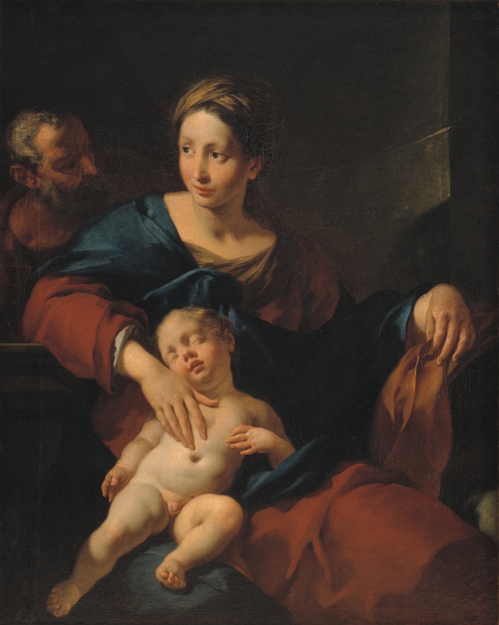 Den hellige familie av Giovanni Battista Tagliasacchi