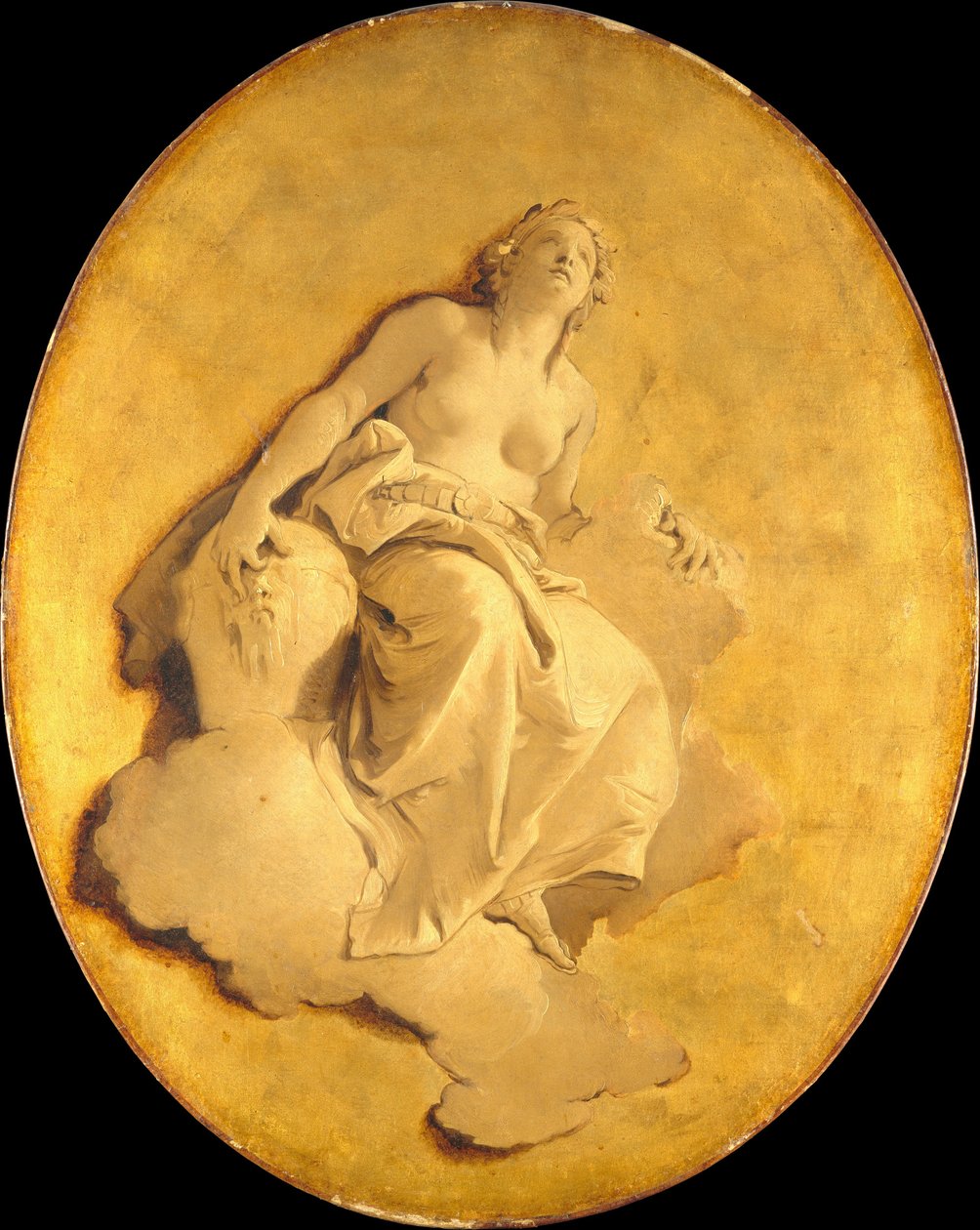 En kvinnelig allegorisk figur av Giovanni Battista Tiepolo