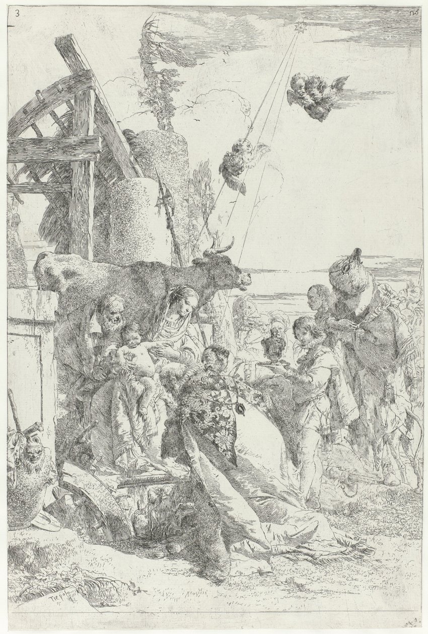 Aanbidding van Christuskind door drie koningen Scherzi di fantasia (series title)   1375738   no       norwegian Successfully Translated  Original: Plate 455, from A Curious Herbal Translat: Plate 455, from 