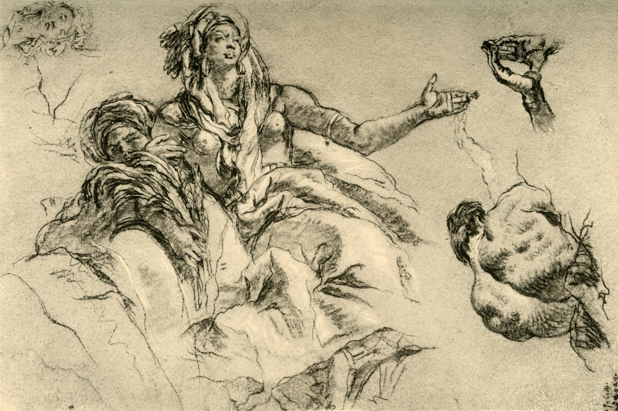 Afrika, 1752-1753, 1928 av Giovanni Battista Tiepolo