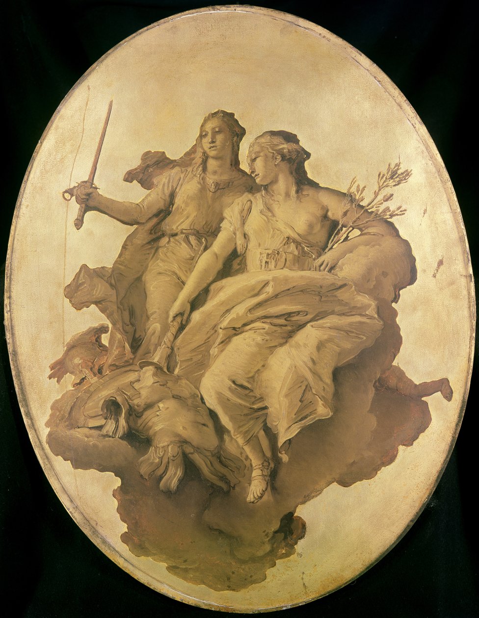 Allegori om fred og rettferdighet av Giovanni Battista Tiepolo