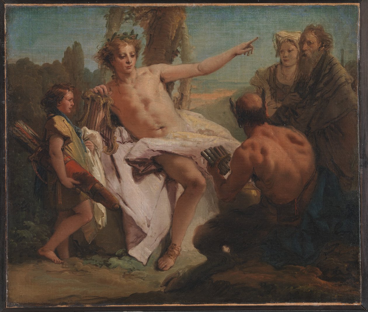 Apollo og Marsyas av Giovanni Battista Tiepolo