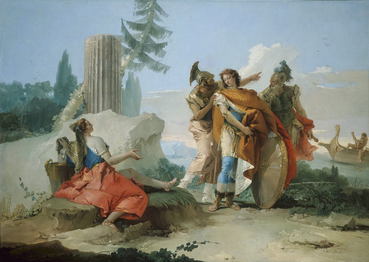 Armida forlatt av Rinaldo, 1742-45 av Giovanni Battista Tiepolo
