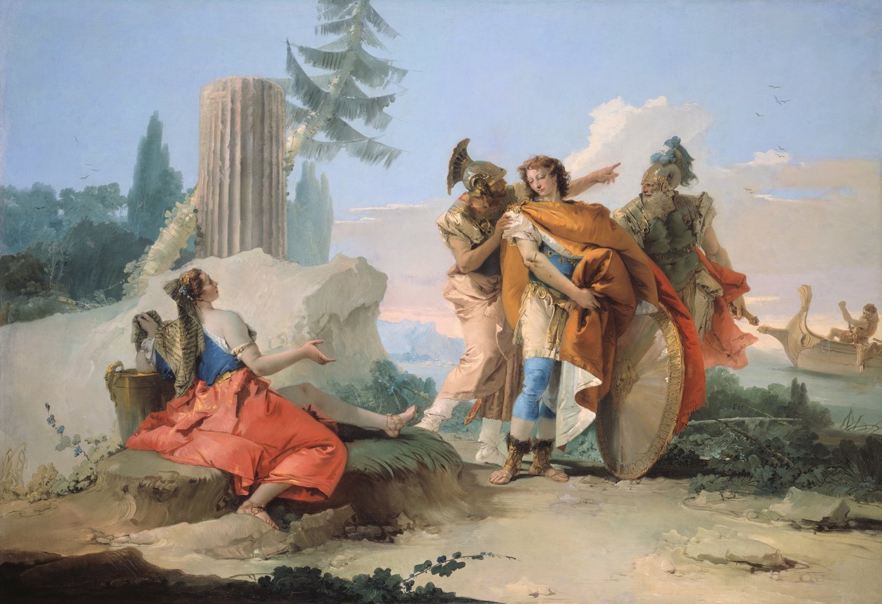 Armida forlatt av Rinaldo, 174245. av Giovanni Battista Tiepolo