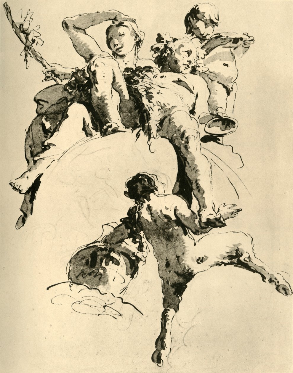 Bacchus og Ariadne, c1740, 1928 av Giovanni Battista Tiepolo