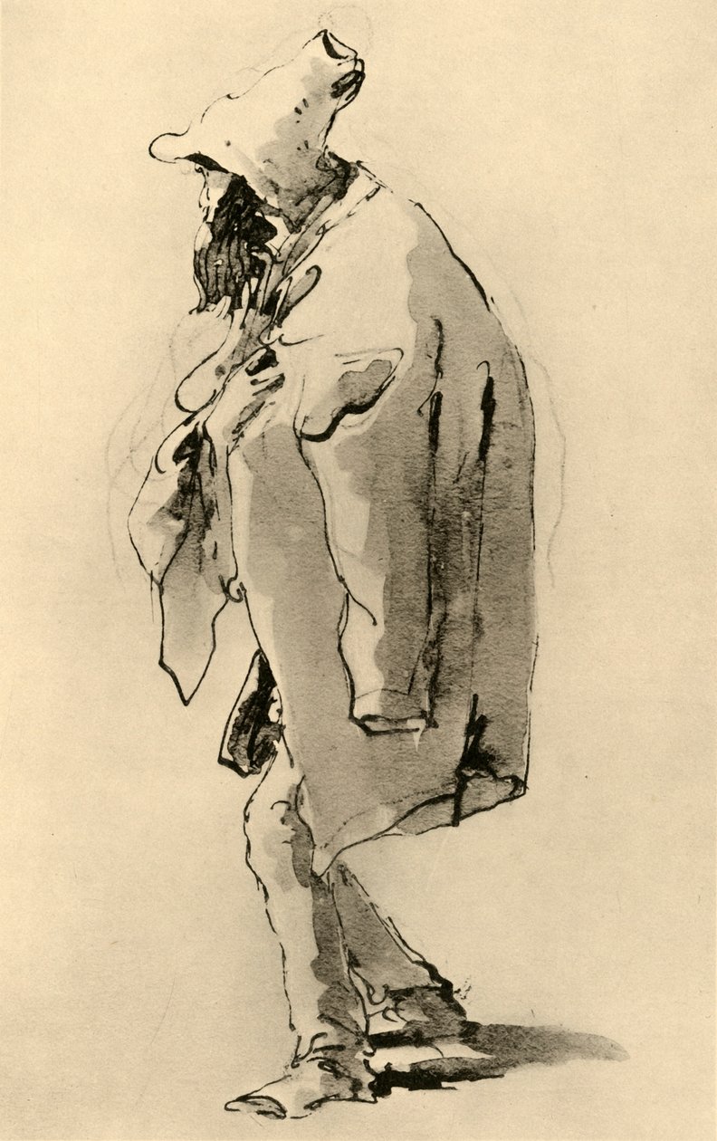 Skjegget mann, midten av 1700-tallet, 1928 av Giovanni Battista Tiepolo