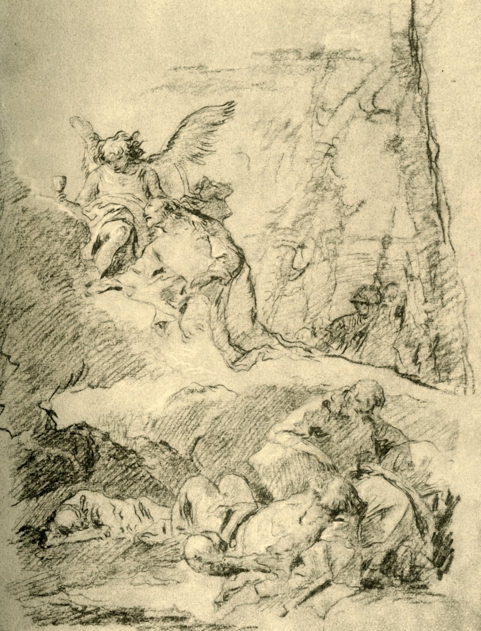Kristus på Oljeberget, midten av 1700-tallet, 1928 av Giovanni Battista Tiepolo