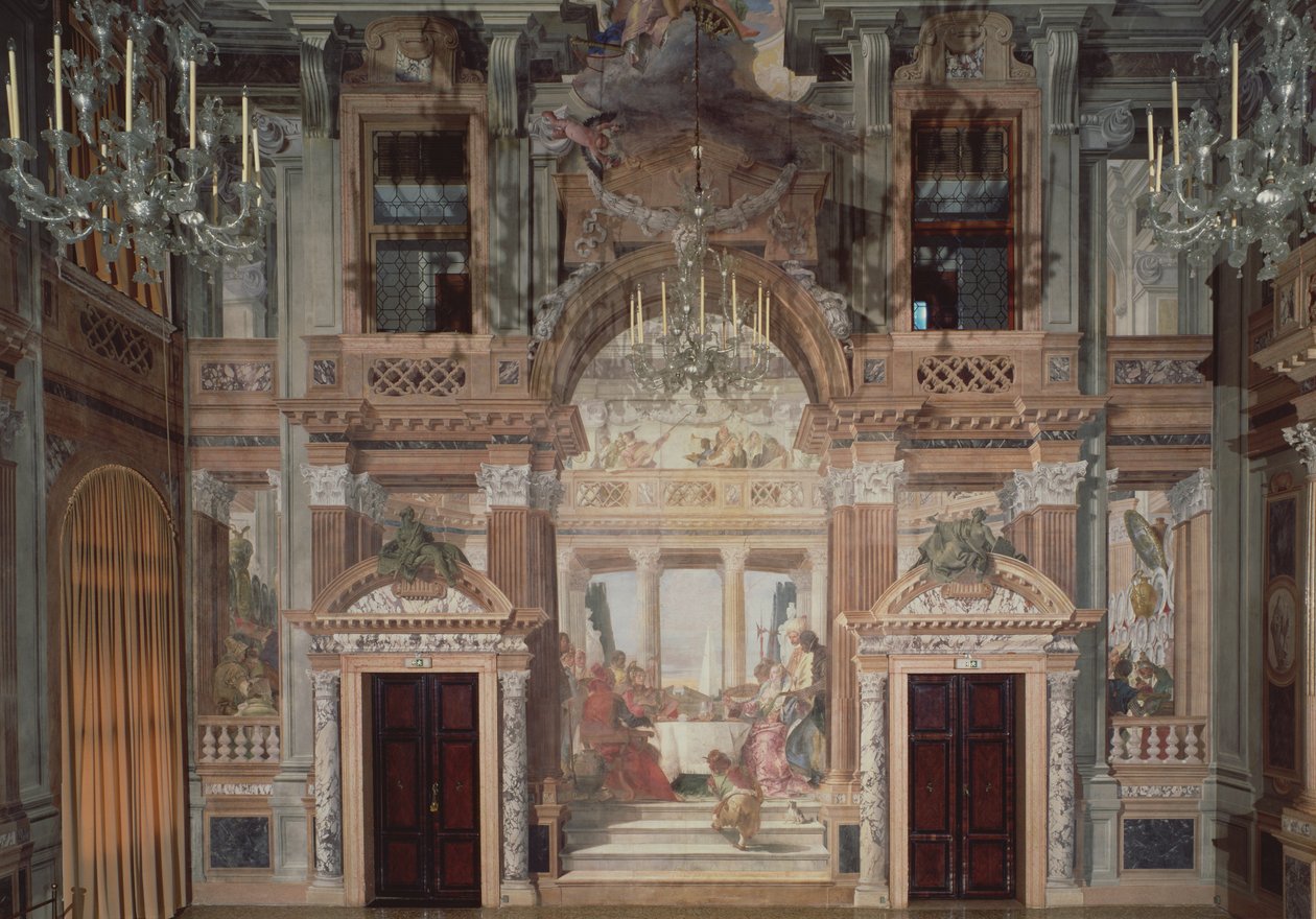 Cleopatras bankett, 1747-50 (se også 176188 og 176768) av Giovanni Battista Tiepolo