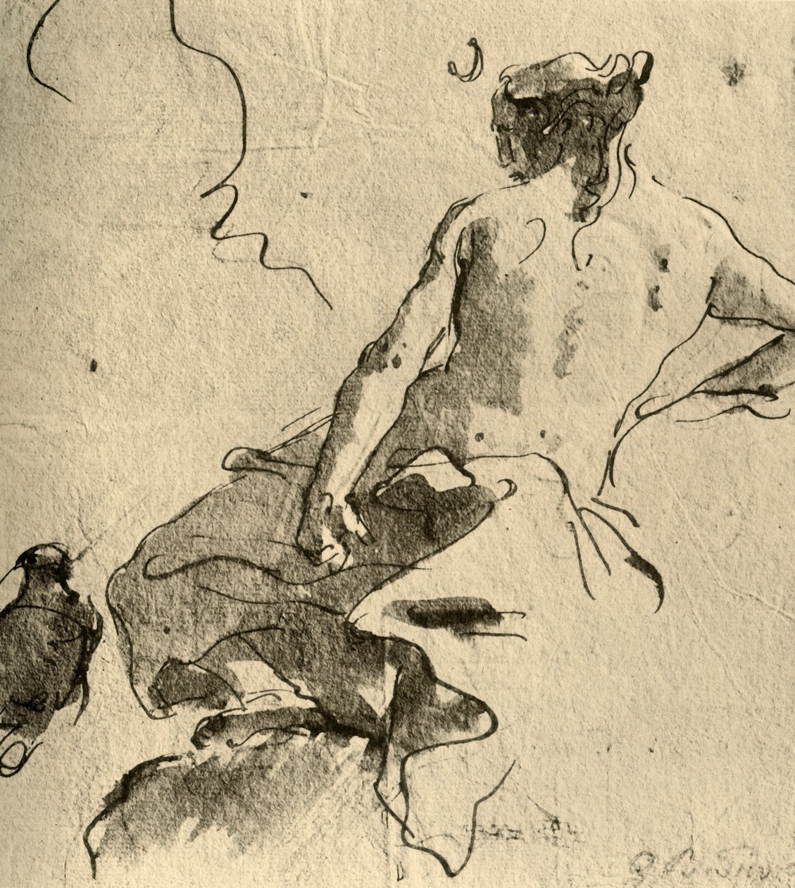 Diana, 1757, 1928 av Giovanni Battista Tiepolo