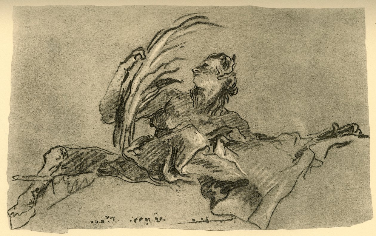 Kvinnelig faun, c1761, 1928 av Giovanni Battista Tiepolo