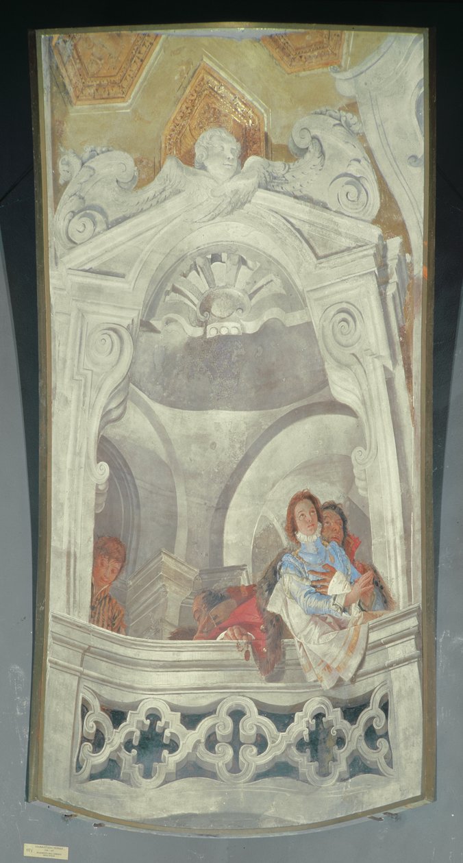 Figurer som forkynner, ca. 1743 av Giovanni Battista Tiepolo