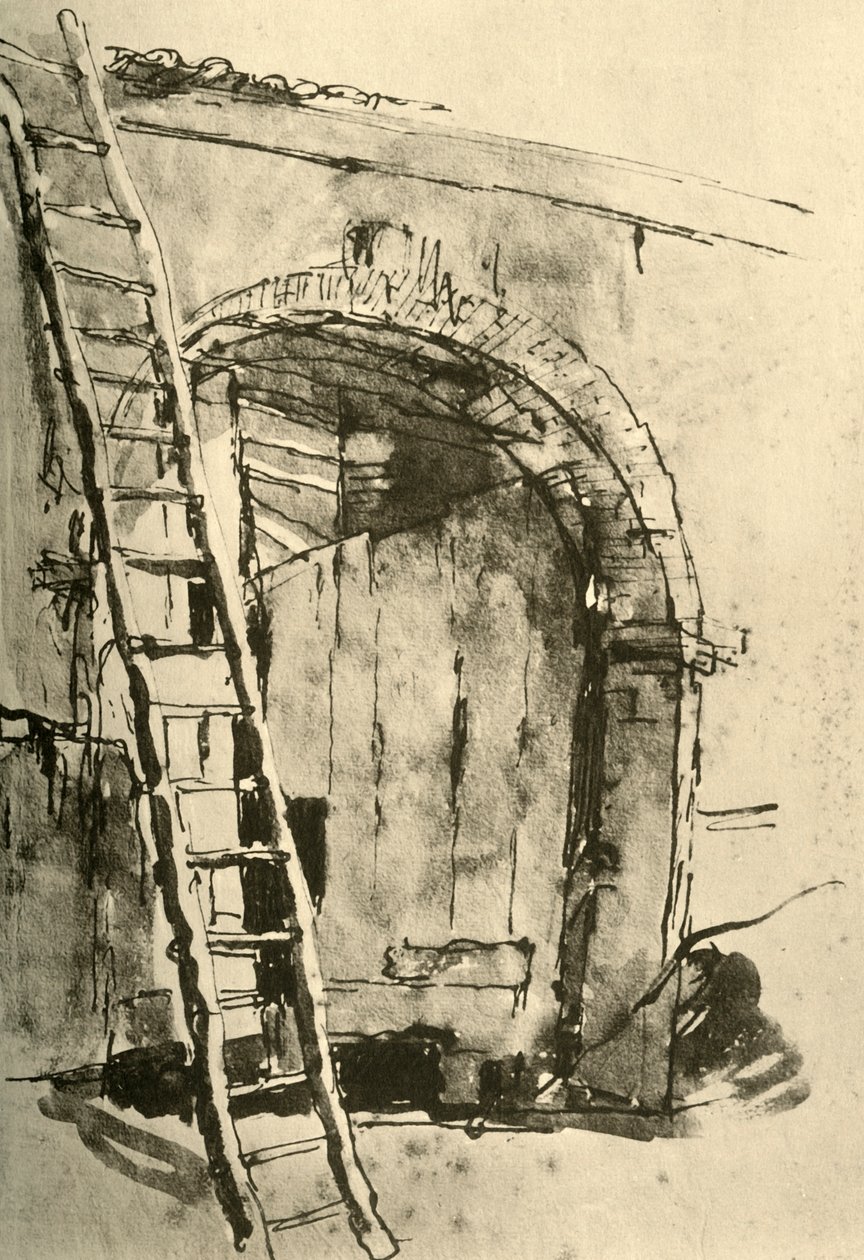 Gateway, midten av 1700-tallet, 1928 av Giovanni Battista Tiepolo