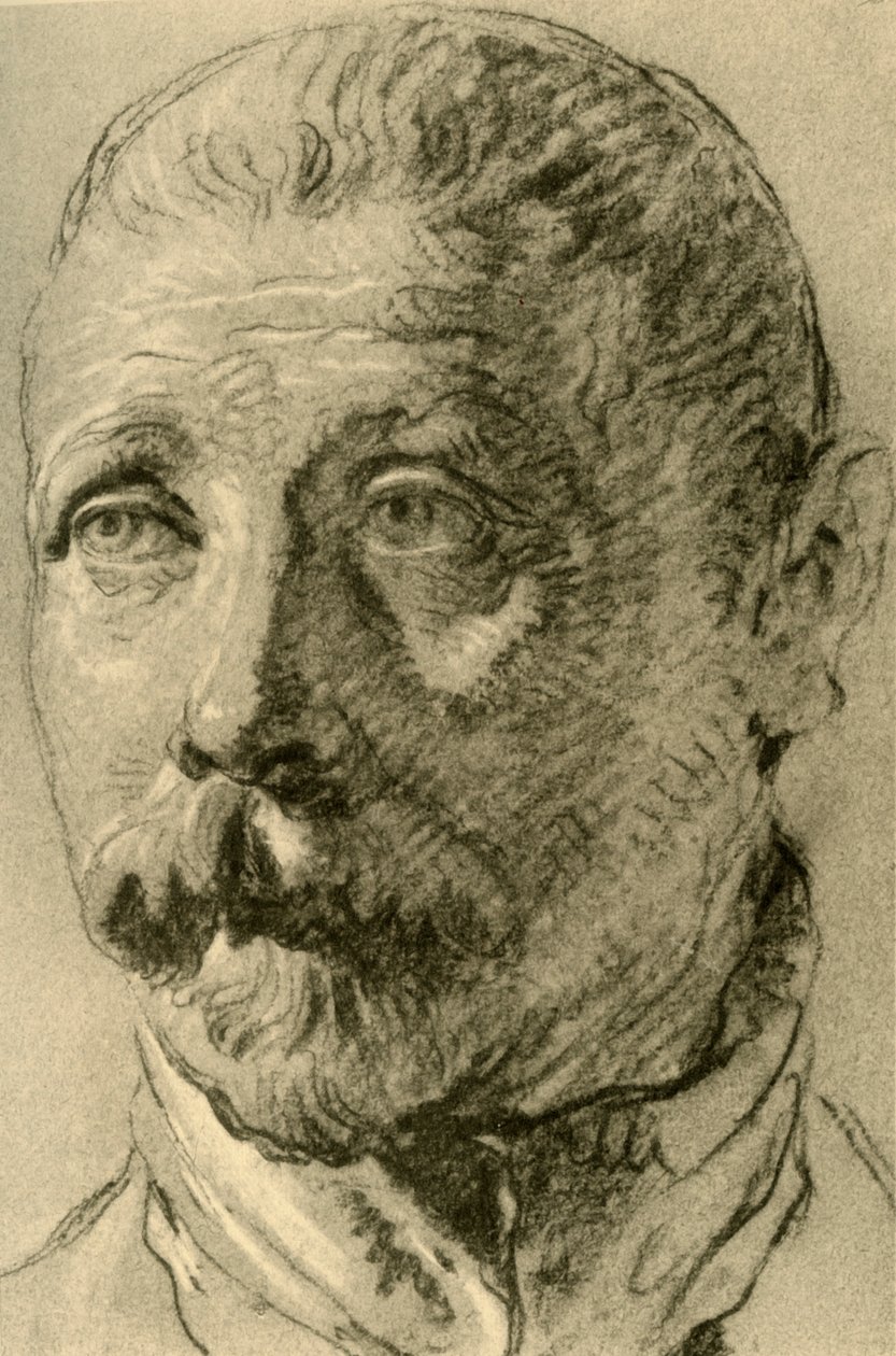 Head of a Bearded Man, midten av 1700-tallet, 1928 av Giovanni Battista Tiepolo