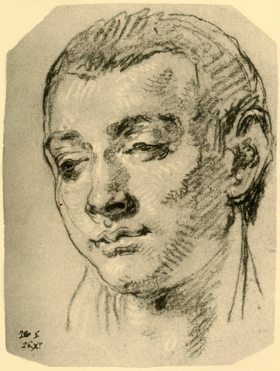 Head of a Boy, midten av 1700-tallet, 1928 av Giovanni Battista Tiepolo
